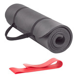 Combo Mat Yoga 12mm + Banda Circular Latex Yoga Pilates P