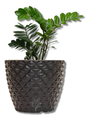 Vaso Diamante Luxo 3d Plantas Casa Sala Jardim Cone N0