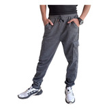 Pants Para Hombre Jogger Deportivo Gym Cargo Con Bolsillos