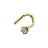 Piercing Nariz Nostril Oro 18k Cubic 1.75mm Copawa Joyas®