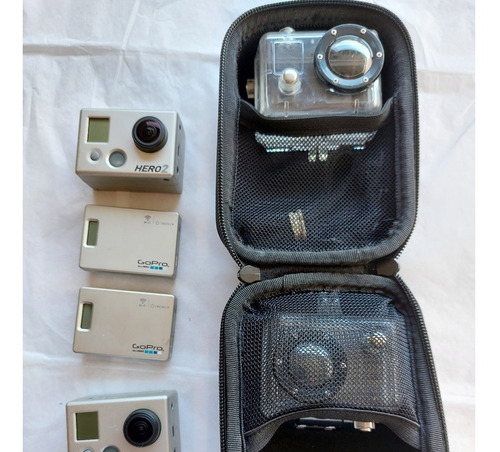  2 Camaras Gopro Hero 2 Con Muchos Accesorios Son 2 Camaras