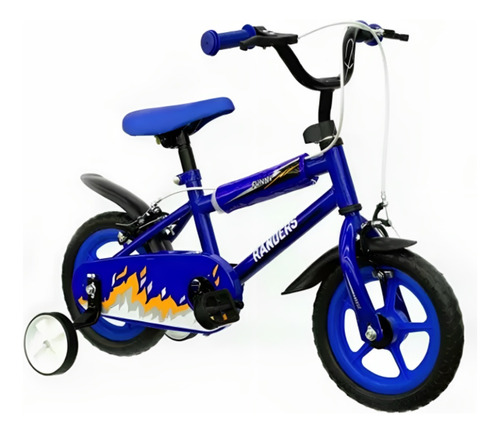 Bicicleta Randers  Para Niño Color Azul Rodado 12 