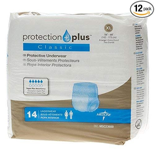 Ropa Interior Protección Medline Plus Clásico Protector, X-l