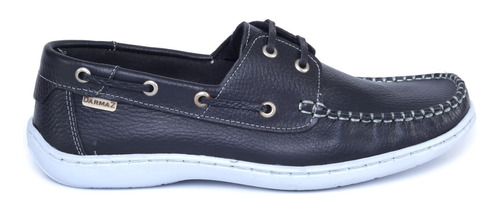 Zapatos De Hombre Nauticos De Cuero Con Cordon (23/272)