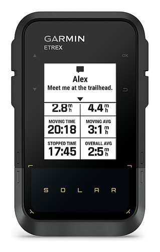 Etrex Solar Navegador Portatil Gps De Mano Glonass Garmin
