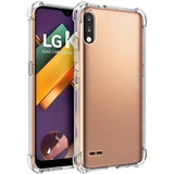 Funda Reforzada Transparente Para LG K22 K22 Plus + Templado