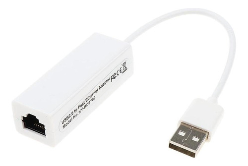 Ethernet Cable Adaptador Usb2.0 To 10/100mbps Fast High Rj45