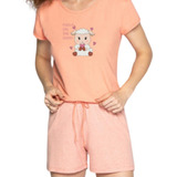 Pijama Lupo Ovelhinha Ref: 24521 Feminino