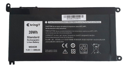 Bateria Bringit Para Dell Inspiron 15-5567 P66f P66f001