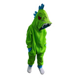 Pijama Mameluco Dinosaurio Infantil Kigurumi Reepptar