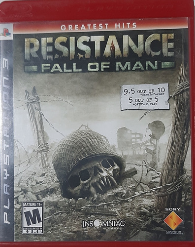 Jogo De Ps3 Resistance Fall Of Man Semi-novo Impecável