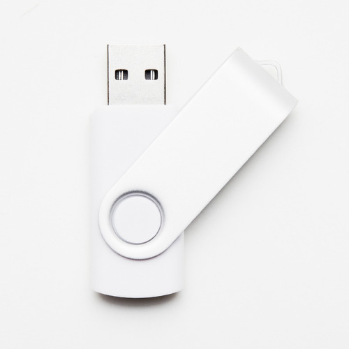 Paquete De 10 Unidades Usb Pendrives Blancas De 32 Gb Al Por