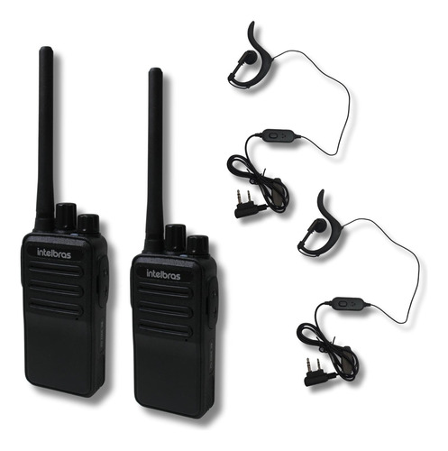 Kit 6 Rádio Walk Talk Intelbras Rc3002 G2 + 6 Fones