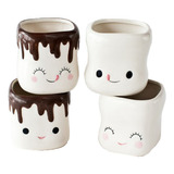 Cute Marshmallow Shaped Hot Chocolate Mugs-ceramic-set ...