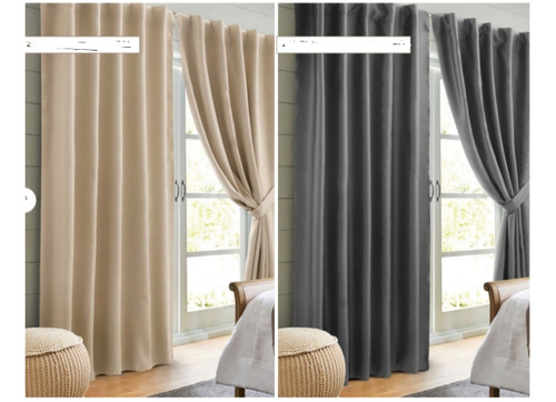  Cortinas Black Out 100% Cubritivas 