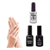 Base Y Top Coat Ultra Glossy + Primer Sin Acido Cherimoya