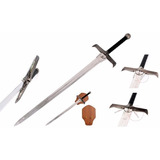 Espada Medieval Vilão Kurgan Highlander Tamanho Real 1,27 M