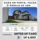 Cb Casa En Venta De 3 Dorm. En Talca