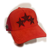 Gorra Barbas Hats Rockstar Red 100%original Fotos Reales