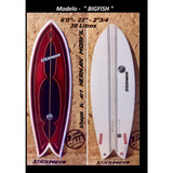 Tabla De Surf - 5,10 A 6'4 Retro Fish- Stickwave Nueva