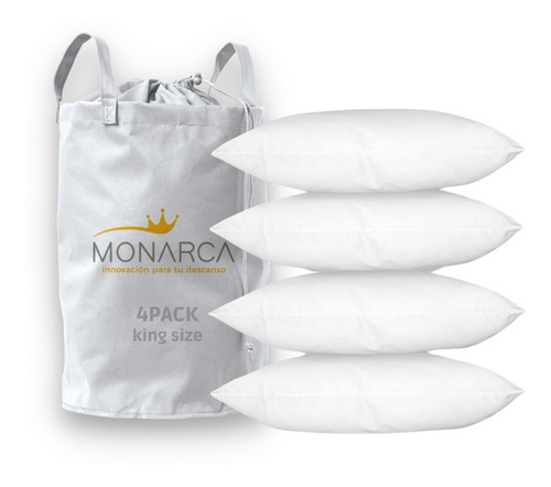 Almohada Hotelera Monarca King Size  8 Pack