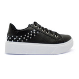 Zapato Zapatilla Sneakers Urbana Plataforma Tachas Mujer 750