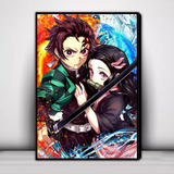 Pintura De Diamante Anime Demon Slayer 5d Para Bricolaje, 40