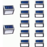 12 Luces Solares,para Escalone,terrazas, Led Impermeable,