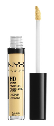 Nyx - Concealer - Corrector De Ojeras H D - Tono Yellow