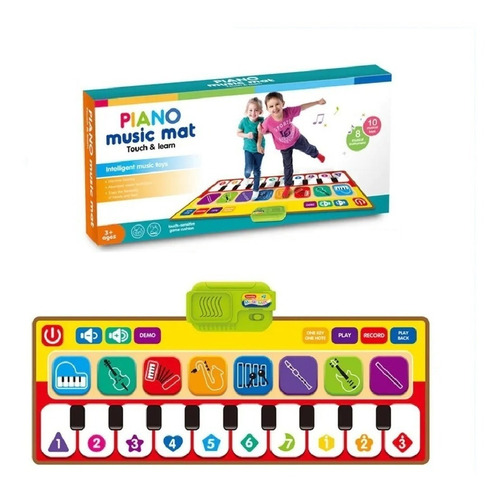 Alfombra Piano Musical Para Niños Bebe Touch Mat Didactica