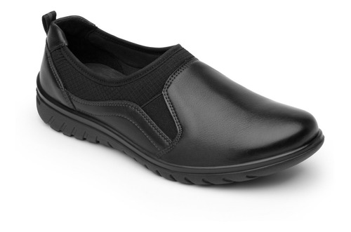Zapato Flat Casual Flexi Para Mujer Estilo 35301 Negro