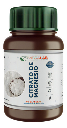 Citrato De Magnesio 90 Capsulas 100% Natural Vb. Agronewen Sabor Propio