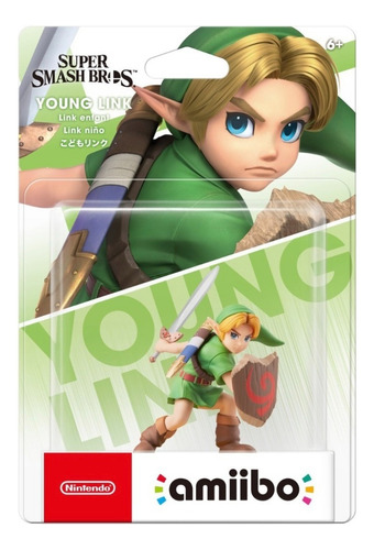 Amiibo Young Link Nintendo The Legend Of Zelda Oficial Novo