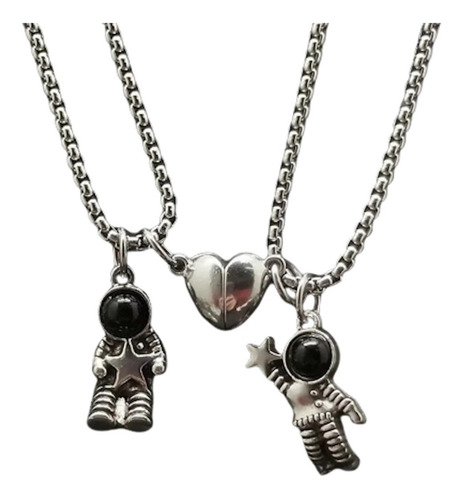 Collar Astronautas Compartir Novios Amigas Pareja Bff Iman 