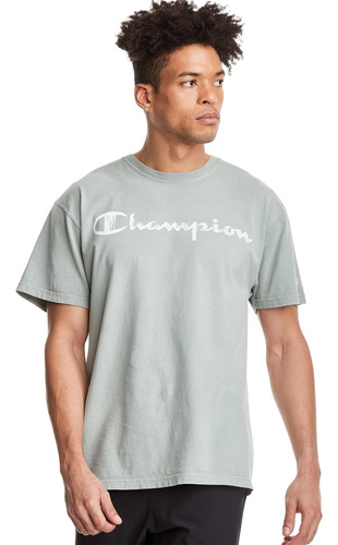 Champion Camiseta Clásica Con Teñido En Prenda Para Hombre, 