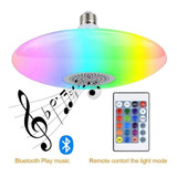 Ampolleta Parlante Led Ufo Rbg E27bluetooth Control Remoto