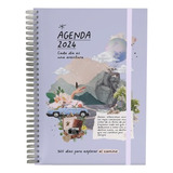 Agenda 2024 Fera - A5 Anillada - Collage Color De La Portada Multicolor Ag Collage
