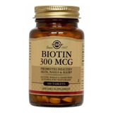 Solgar Biotina 300 Mcg  100 Tabletas