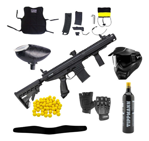 Marcadora Gotcha Tmc Tippmann Stormer Elite Magfed Xchws