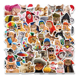 50 Stickers De Gato Gatitos Kawaii - Etiquetas Autoadhesivas