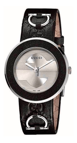 Reloj Gucci U-play Plateado Para Mujer Ya129403