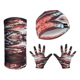 Cuello Termico + Gorro Micropolar + Guantes Primera Piel 