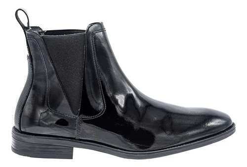 Bota Caballero Christian G 3014 Charol Negro Vestir 25 Al 30