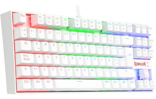 Teclado Gamer Redragon Kumara K552 Rgb Outemu Red Blanco Sp