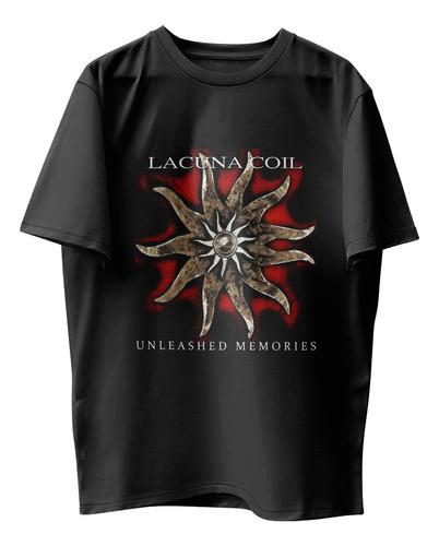 Camiseta Unissex Lacuna Coil Unleashed Memories Lco9