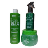 Kit Detox Nutritivo, Shampoo Gelatina E Vinagre De Maçã  