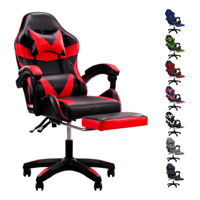 Silla Gamer Ergonómica Reclinable Giratoria Súper Cómoda Selectshop Color Rojo | Meses sin interés