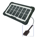 Cargador Panel Solar Portatil Puerto Usb P/ Cualquier Dispos