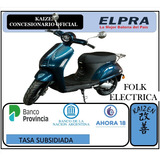 Moto Electrica Elpra Folk Okm Kaizen La Plata 
