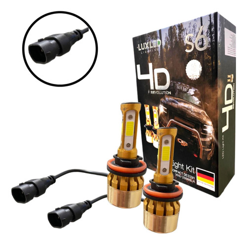 Kit Cree Led S6 4d Premium 6500k H3 H11 Auxiliares Vw Gol Ns